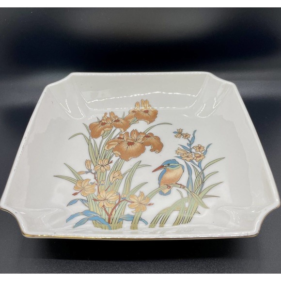 Gorgeous Vintage Japanese Porcelain Trinket Dish - Picture 3 of 7
